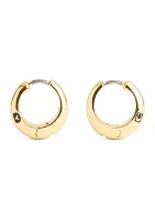 Signature Hallmark Tubular Huggie Earrings