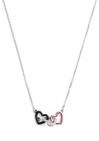 Signature Heart Link Pendant Necklace