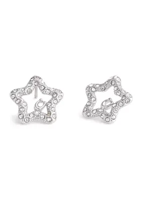 Signature Pavé Star Stud Earrings