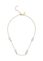 Signature Pavé C Strand Necklace