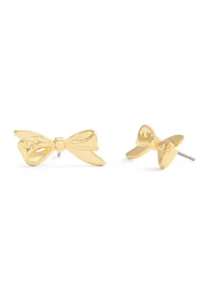 Signature Bow Stud Earrings