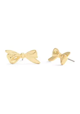 Signature Bow Stud Earrings