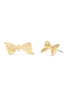Signature Bow Stud Earrings