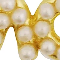 Gold Plated Pearl Mom Earrings