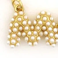 Gold Plated Pearl Mom Necklace