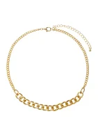 Gold Tone Chain Necklace 