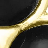 Gold Over Sterling Silver Trillion Cut Stud Earrings