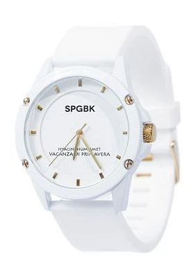 Unisex Edgewood White and Gold Watch