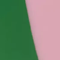 Unisex Quad Pink and Green Silicone Band Watch