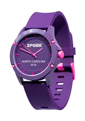 SPGBK  Unisex Montclair Purple and Pink Silicone Band Watch