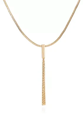 14K Gold Tassel Necklace