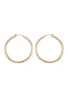 Crystal Hoop Earrings