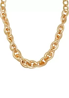 Gold-Tone Chunky Chain Necklace