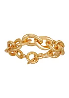 Gold-Tone Chunky Chain Bracelet