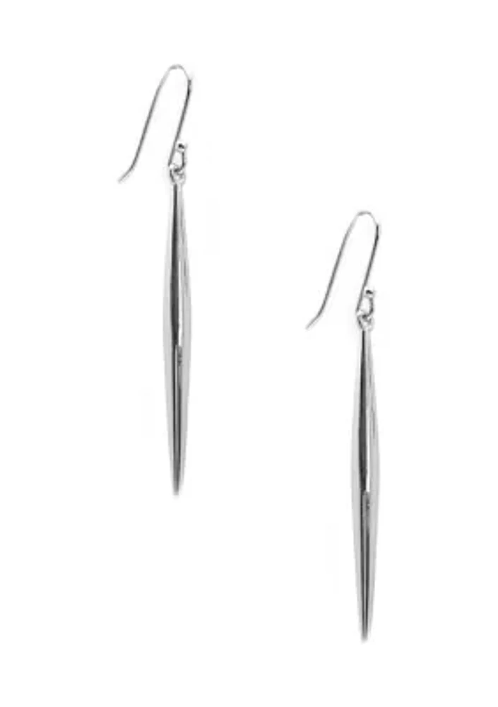 Silver Drop Earrings