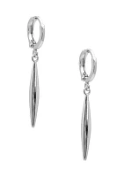  Silver Post Drop Earrings