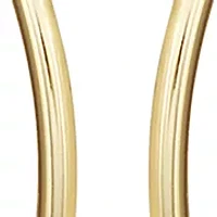 Gold-Tone Large Hoop Earrings