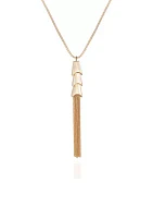  Gold Tassel Necklace