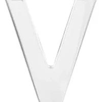 Silver-Tone "V" Lariet Necklace