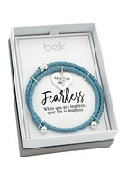 Fearless Leather Bracelet