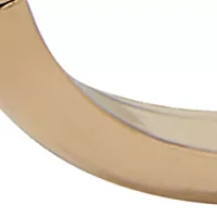 Tri Tone Rondelle Bangle Bracelet