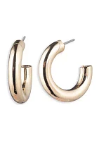 C Hoop Earrings