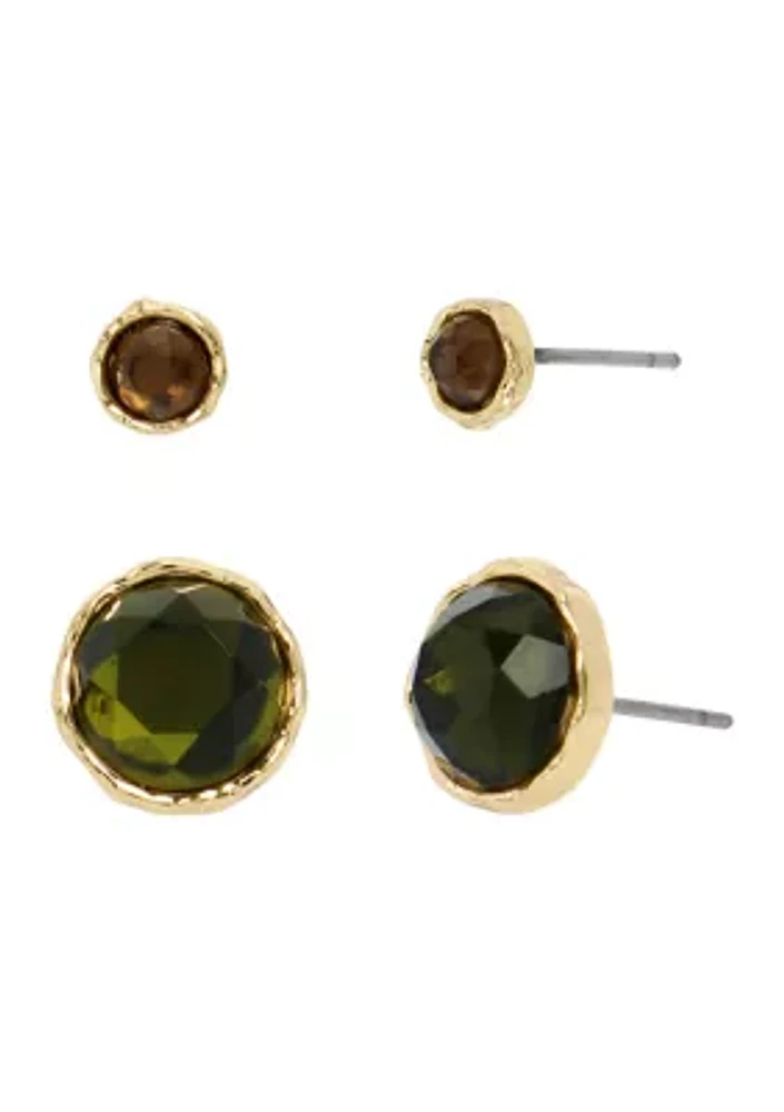 Gem Duo Stud Set