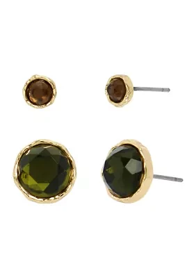 Gem Duo Stud Set