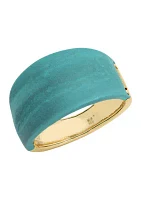 Patina Textured Bangle Bracelet