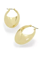 Dome Hoop Earrings