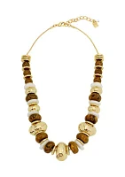 Mixed Beaded Statement Necklace