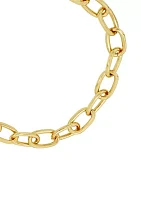 Textured Chain Collar Necklace