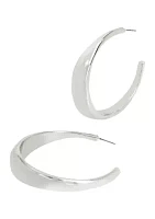 Textured Hoop Earrings