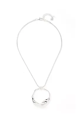 Sculpted Link Pendant Necklace