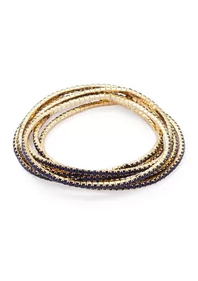 Multi Row Stretch Bracelet Set