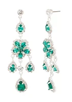 Elaborate Halo Chandelier Earrings