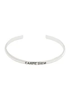 Carpe Diem Bangle and Multi Stretch Bracelet Set