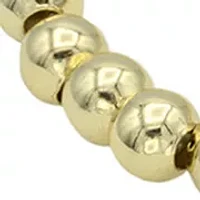 Lab Grown Gold Tone Pavé Cubic Zirconia Open Heart and Love Bracelet Duo Set