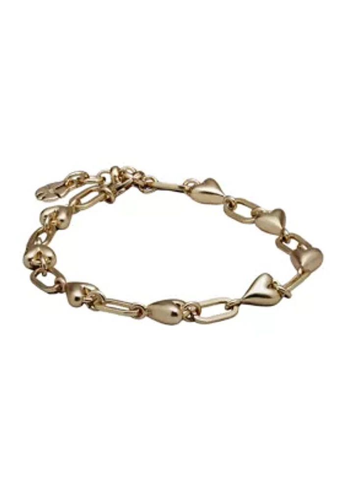 Heart Link Bracelet