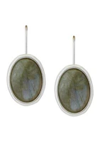 Modern Set Stone Earrings