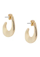 Asymmetrical Hoop Earrings