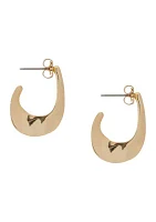 Asymmetrical Hoop Earrings