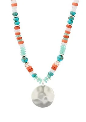 Beaded Pendant Necklace