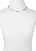 Mother of Pearl Beaded Collar Necklace