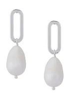 Modern Pearl Earrings