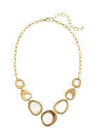 Gold Tone 18" Frontal Necklace