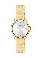 Arden Gold-Tone Stainless Steel Bangle Bracelet Watch