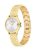 Arden Gold-Tone Stainless Steel Bangle Bracelet Watch