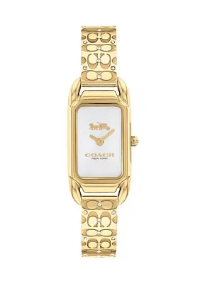 Cadie Gold-Tone Stainless Steel Bangle Bracelet Watch