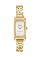 Cadie Gold-Tone Stainless Steel Bangle Bracelet Watch